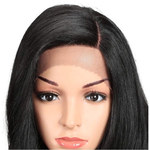 💕30” BLACK BODY WAVE LACE FRONT WIG NEW